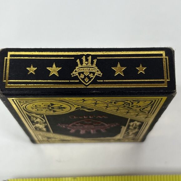 Wasserfeste Premium Plastik Spielkarten Schwarz | Pokerkarten Poker Skat Karten - Picture 4 of 6